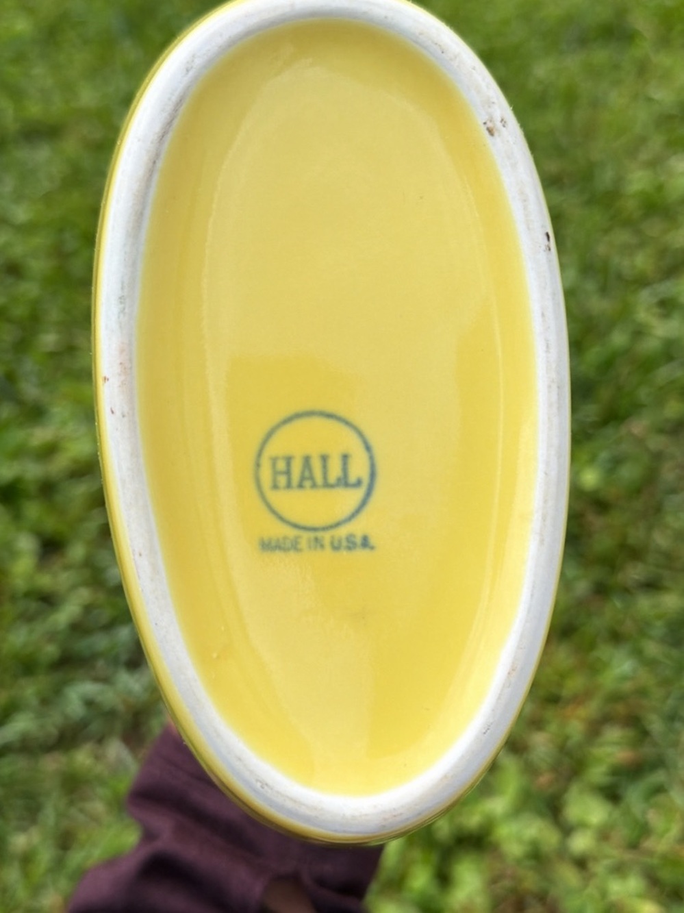 Yellow Ceramic Pitcher - - Picture 3 of 4